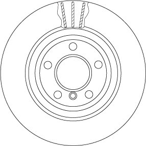 DISC FRANA TRW DF6617S - Compatibil cu BMW