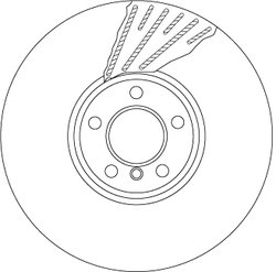 DISC FRANA TRW DF6622S - Compatibil cu BMW
