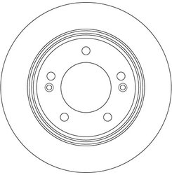 DISC FRANA TRW DF6627 - Compatibil cu HYUNDAI, KIA