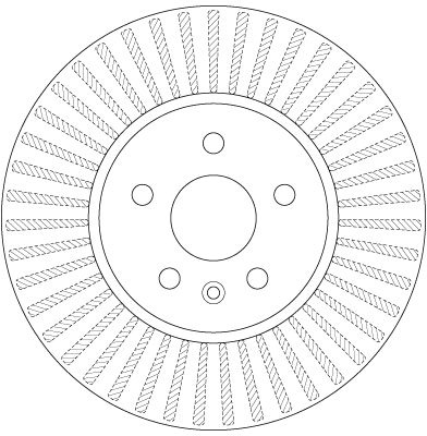 DISC FRANA TRW DF6629 - Compatibil cu CHEVROLET, OPEL, VAUXHALL