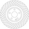 DISC FRANA TRW DF6631 - Compatibil cu MERCEDES-BENZ