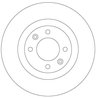 DISC FRANA TRW DF6632 - Compatibil cu CITROEN, DS, PEUGEOT