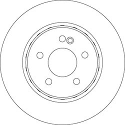 DISC FRANA TRW DF6646S - Compatibil cu MERCEDES-BENZ