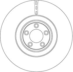 DISC FRANA TRW DF6651S - Compatibil cu JAGUAR