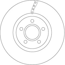 DISC FRANA TRW DF6653 - Compatibil cu VOLVO