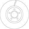 Disc frana TRW DF6653