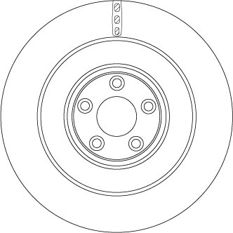 DISC FRANA TRW DF6654S - Compatibil cu JAGUAR