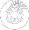 DISC FRANA TRW DF6657 - Compatibil cu CITROEN, PEUGEOT, VAUXHALL