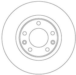Disc frana TRW DF6656