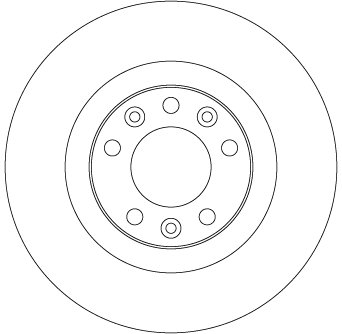 DISC FRANA TRW DF6667 - Compatibil cu CITROEN, DS, OPEL, PEUGEOT