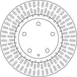 DISC FRANA TRW DF6670 - Compatibil cu AUDI, VW