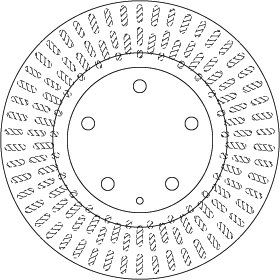 DISC FRANA TRW DF6670 - Compatibil cu AUDI, VW