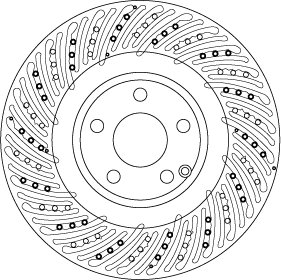 Disc frana TRW DF6674S