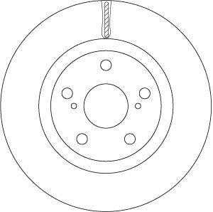DISC FRANA TRW DF6675 - Compatibil cu TOYOTA