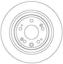 DISC FRANA TRW DF6678 - Compatibil cu HONDA