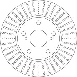 DISC FRANA TRW DF6679 - Compatibil cu TOYOTA