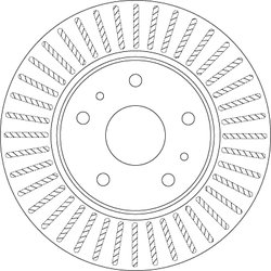 DISC FRANA TRW DF6684 - Compatibil cu SUZUKI