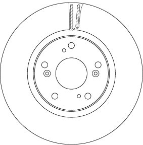 DISC FRANA TRW DF6689 - Compatibil cu HONDA