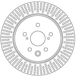 DISC FRANA TRW DF6691 - Compatibil cu LEXUS