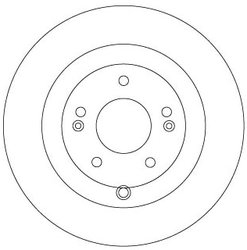 DISC FRANA TRW DF6690 - Compatibil cu HYUNDAI