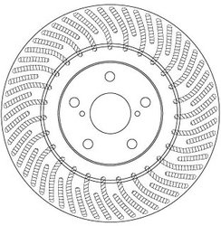DISC FRANA TRW DF6692S - Compatibil cu LEXUS, TOYOTA