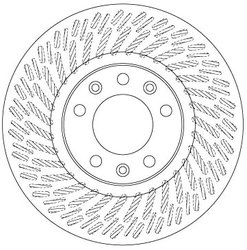 DISC FRANA TRW DF6698 - Compatibil cu PEUGEOT