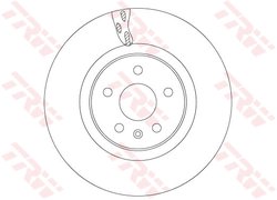 DISC FRANA TRW DF6700S - Compatibil cu TESLA