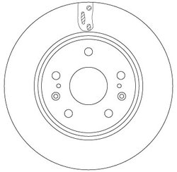 DISC FRANA TRW DF6703 - Compatibil cu SUZUKI