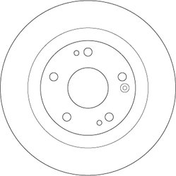 DISC FRANA TRW DF6705 - Compatibil cu HONDA