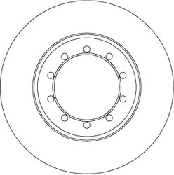 DISC FRANA TRW DF6711 - Compatibil cu FORD