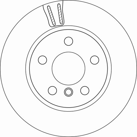 DISC FRANA TRW DF6715 - Compatibil cu BMW