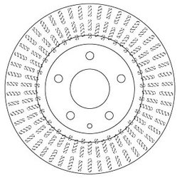 DISC FRANA TRW DF6731 - Compatibil cu MAZDA