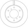 DISC FRANA TRW DF6735 - Compatibil cu FIAT, MITSUBISHI