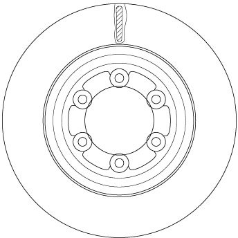 DISC FRANA TRW DF6736S - Compatibil cu ISUZU