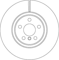 DISC FRANA TRW DF6749S - Compatibil cu BMW, MINI