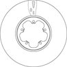 DISC FRANA TRW DF6752S - Compatibil cu FORD, FORD (JMC)