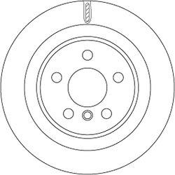DISC FRANA TRW DF6755 - Compatibil cu BMW