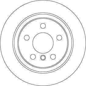 Disc frana TRW DF6756