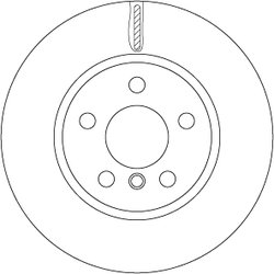DISC FRANA TRW DF6757 - Compatibil cu BMW, MINI