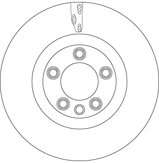 DISC FRANA TRW DF6772S - Compatibil cu PORSCHE, VW