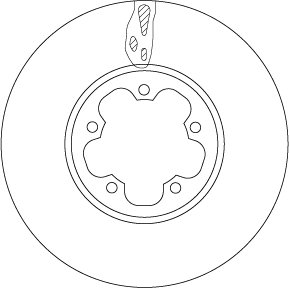 DISC FRANA TRW DF6781S - Compatibil cu FORD