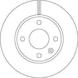 DISC FRANA TRW DF6783 - Compatibil cu OPEL, VAUXHALL