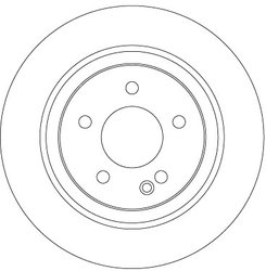 DISC FRANA TRW DF6788S - Compatibil cu MERCEDES-BENZ
