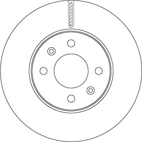 DISC FRANA TRW DF6794 - Compatibil cu HYUNDAI, KIA