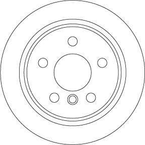 DISC FRANA TRW DF6795 - Compatibil cu MINI
