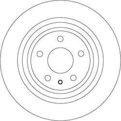 DISC FRANA TRW DF6809 - Compatibil cu FORD