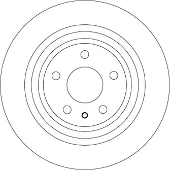 DISC FRANA TRW DF6809 - Compatibil cu FORD