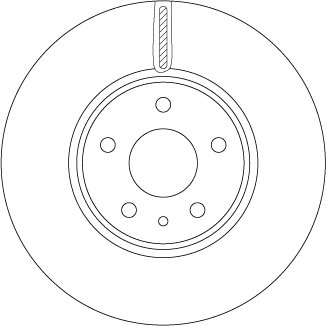 DISC FRANA TRW DF6811 - Compatibil cu FORD