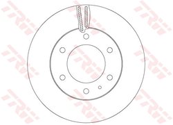 DISC FRANA TRW DF6812S - Compatibil cu FORD