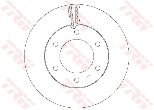 DISC FRANA TRW DF6812S - Compatibil cu FORD